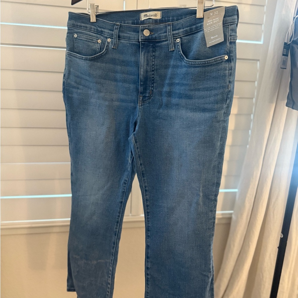 Madewell Women's Boot Cut Jeans - Blue